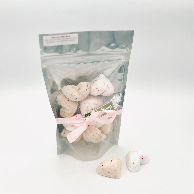 BATH BOMB MINI HEARTS True Love