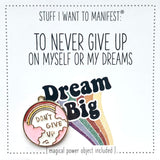 MANIFESTATION CARD Never Give up on Dreams