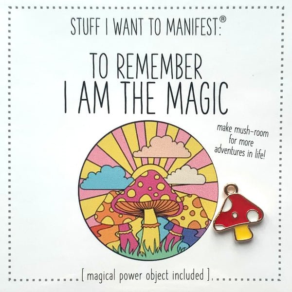 MANIFESTATION CARD Magic Mushroom