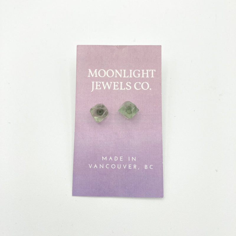 MOONLIGHT JEWELs Earrings Fluorite