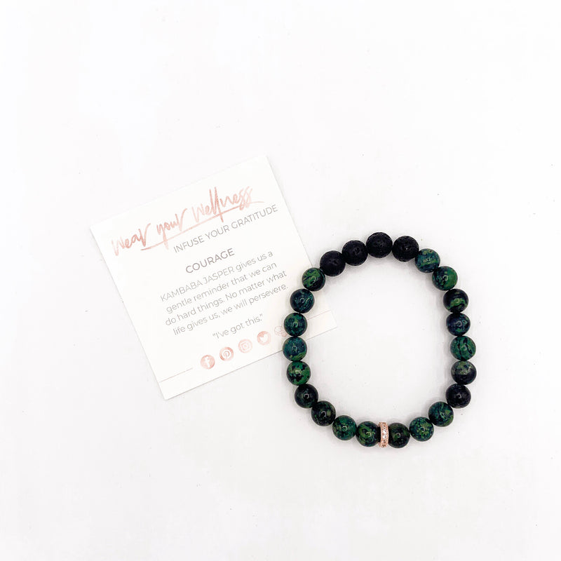 DROPS of GRATITUDE Bracelet Courage