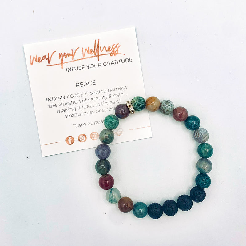 DROPS of GRATITUDE Bracelet Peace